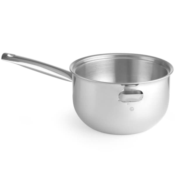 Stålgryte med vannkappe 1 l 300 x 165 x 95 mm - Hendi 833032