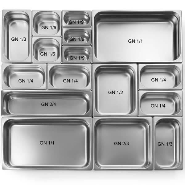 GN container 2/1 rostfritt stål Profi Line höjd 65 mm - Hendi 801130