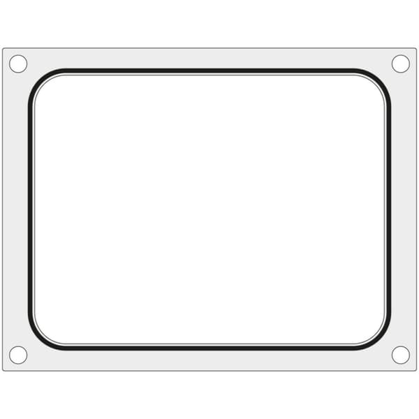Matrixform til Hendi svejsemaskine til bakke, beholder uden opdeling, 227x178 mm - Hendi 805572
