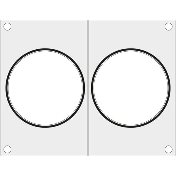 Dyseform for en Hendi-forsegler for to suppebeholdere, dia. 115 mm - Hendi 805633