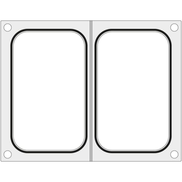 Matriseform for Hendi sealer for to brett, beholdere 178x113 mm - Hendi 805589