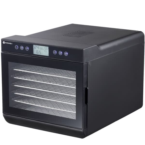 Mattorkare för grönsaker frukt svamp örter fisk 7 ställ 500 W 230 V - Hendi 229064