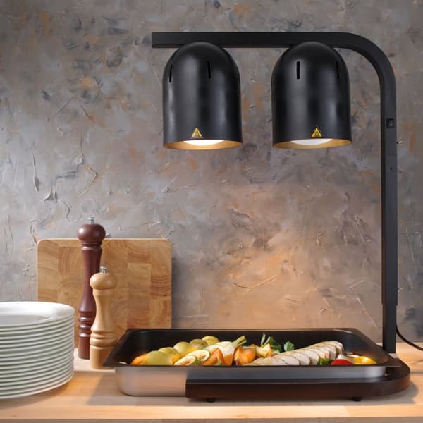 Varmelampe til opvarmning af pommes frites, sort, 500 W - Hendi 273913