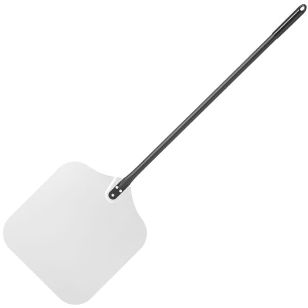 Firkantet skovl af aluminium, bakke til udtagning af pizza fra ovnen, 405 x 1320 mm - Hendi 617120