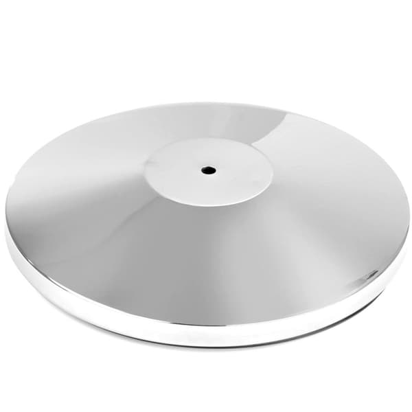 Sokkel for sperrestolpe, forkrommet, sølv, diameter. 360 mm - Hendi 810484