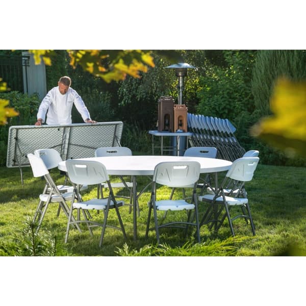 Runt cateringbord, fällbart upp till 250 kg dia. 1500 x 740 mm - Hendi 810996