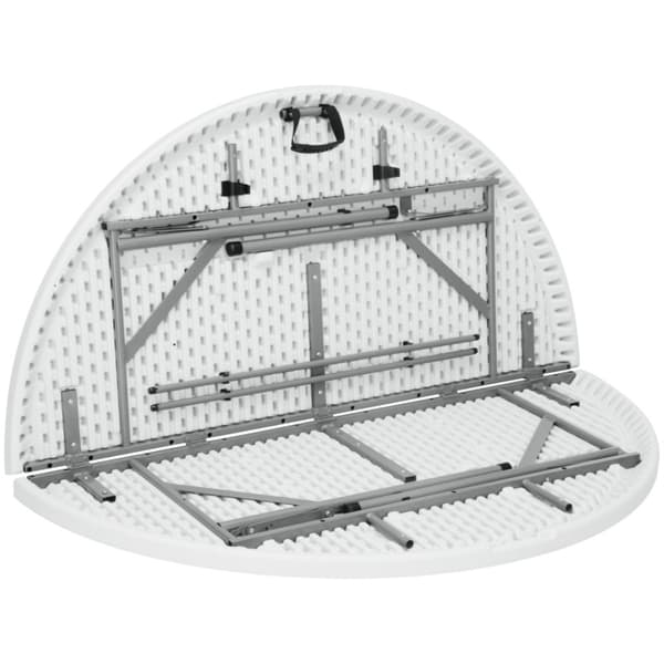 Runt cateringbord, fällbart upp till 250 kg dia. 1500 x 740 mm - Hendi 810996