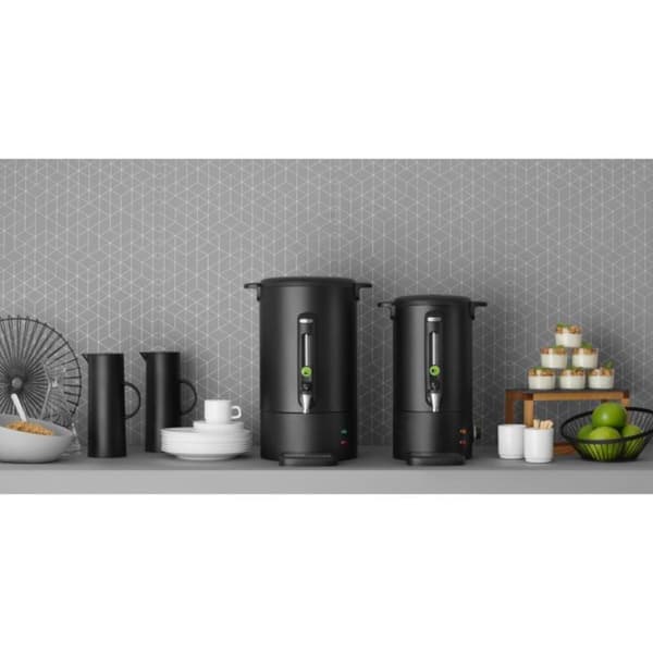 Kaffeovn med dryppfri kran sort Concept Line 18 l - Hendi 211465