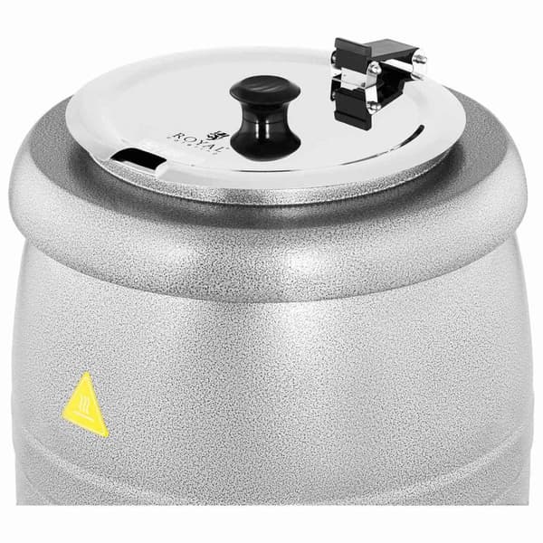 Sähköinen keittotermoskattila ruostumattomasta teräksestä cool-touch 400 W 10 l 35-80C hopea