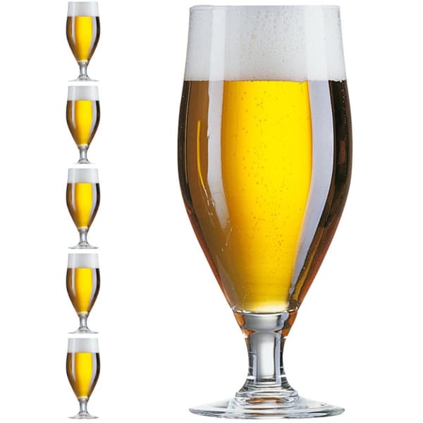 Olutvesilasi jaloissa Arcoroc POKAL CERVOISE 500 ml 6 kpl setti - Hendi 7131