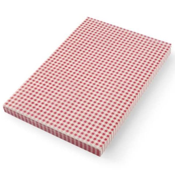 Pergamentpappersunderlägg med GRID-tryck, 500 st. 420x275 mm - Hendi 678152