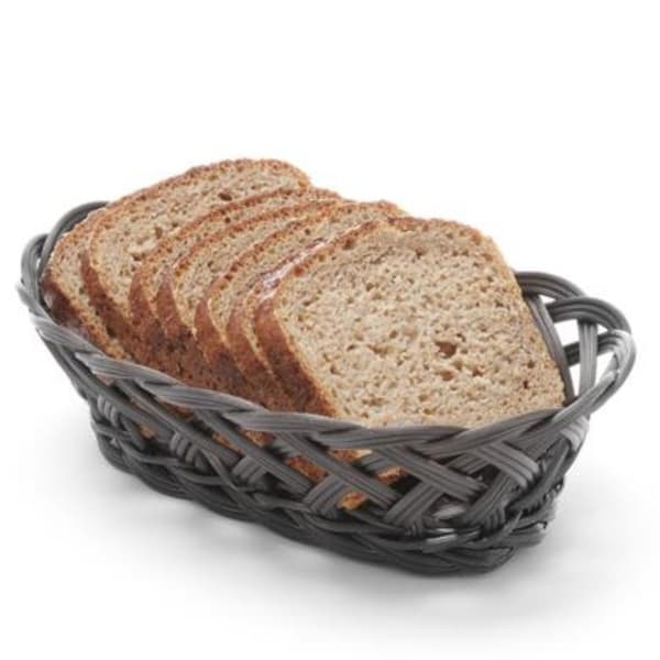 Kurvbeholder for frukt og grønnsaker, flettet, oval, 225x130x55 mm - Hendi 426234