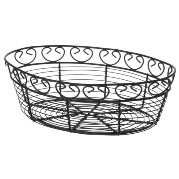Trådkurv for servering av brød, oval, dekorativ - Hendi 425879
