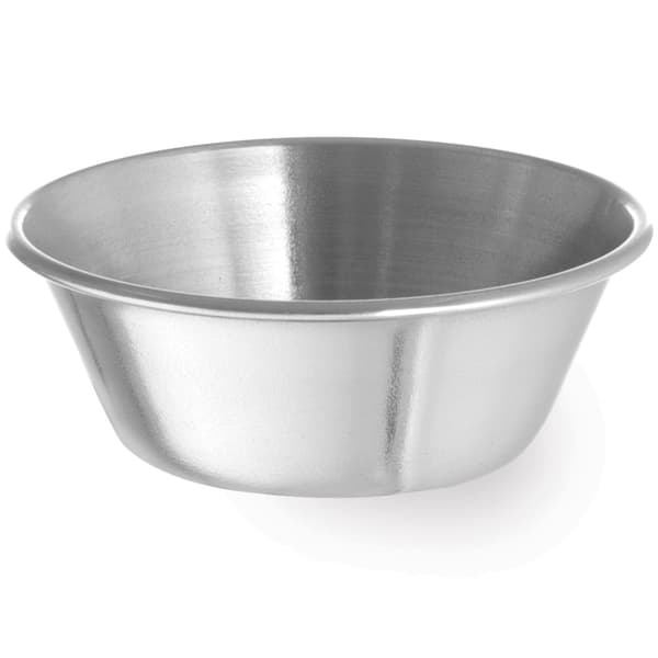 Ramekin skål, beholder til saucer og dips, diameter i rustfrit stål. 62 mm 12 stk. 45 ml - Hendi 400012