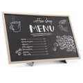 Miniatyrbild 2 av 5: MENY reklaminformationstavla med stödfot 40x60 cm - Hendi 664131