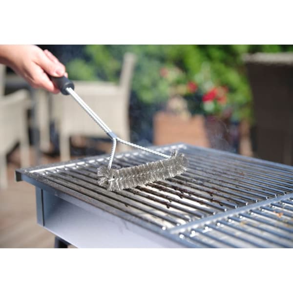 Trådborste för rostfritt stål grillgaller Y SHAPE 520x170 mm - Hendi 525432