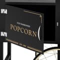 Miniatyrbild 2 av 4: Vagnfot för popcornmaskin med retroskåp 51 x 37 cm - svart och guld