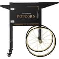 Miniatyrbild 4 av 4: Vagnfot för popcornmaskin med retroskåp 51 x 37 cm - svart och guld