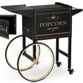 Miniatyrbild 1 av 4: Vagnfot för popcornmaskin med retroskåp 51 x 37 cm - svart och guld