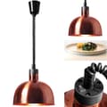 Miniatyrbilde 1 av 4: Infrarød IR kokelampe, hengende, kobber, dia. 29 cm 250 W