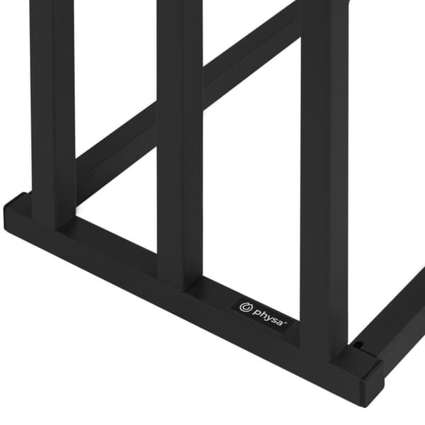 Frittstående gulvstativ for 3 håndklær, STÅL 65 x 21,5 x 84 cm, mørkegrå