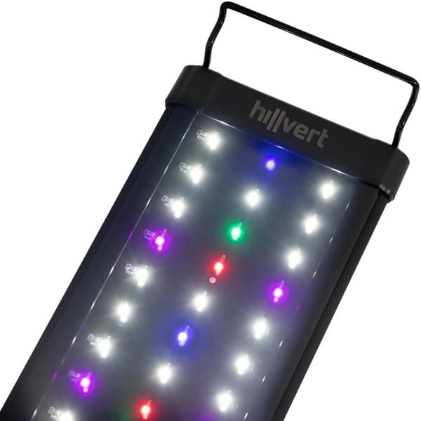 LED-belysningslampe for akvarieplantevekst fullt spekter 156 dioder 113 cm 30 W