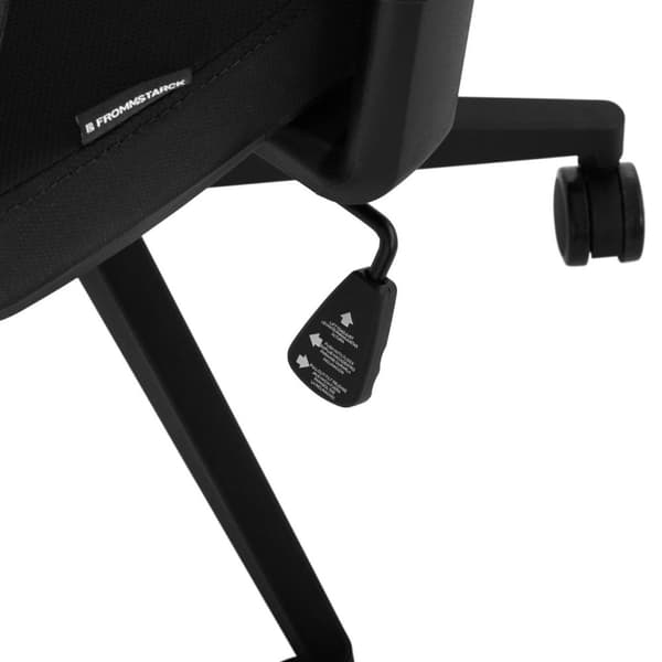 Stol, ergonomisk kontorstol med nettingrygg og korsryggstøtte, maks. 150 kg