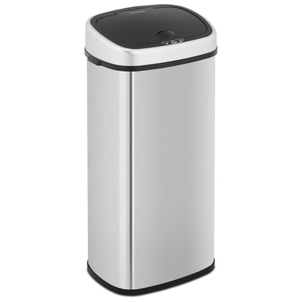 Automatisk beröringsfri rektangulär soptunna med rörelsesensor 30 cm 68 l