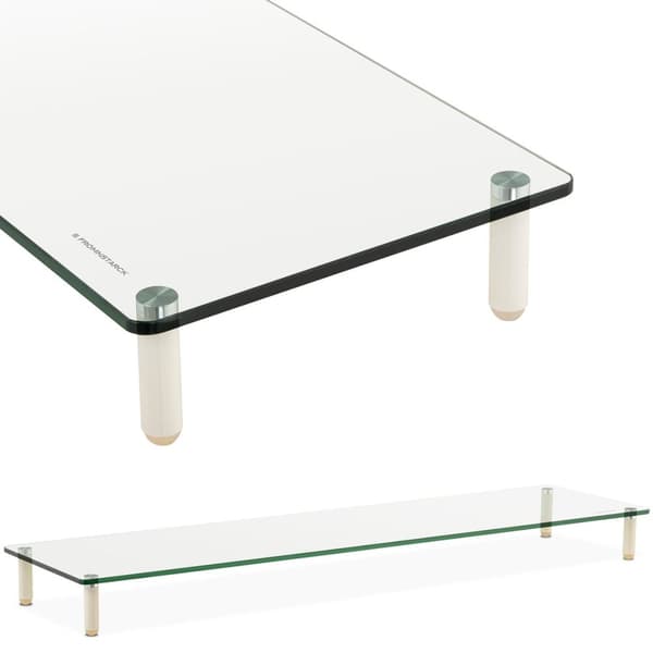 Skjermhyllestativ, skjerm 13-32'', glass, maks. 20 kg, 100x26x8,3 cm