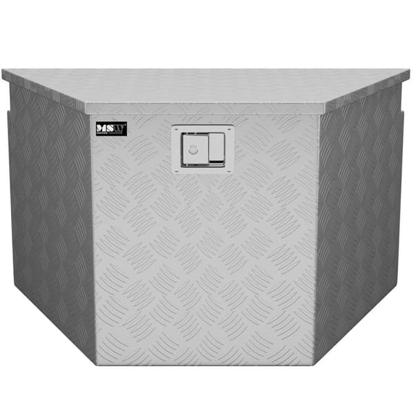 Lukittava alumiininen kuljetustyökalulaatikko 150 l 81,5 x 47,5 x 46 cm