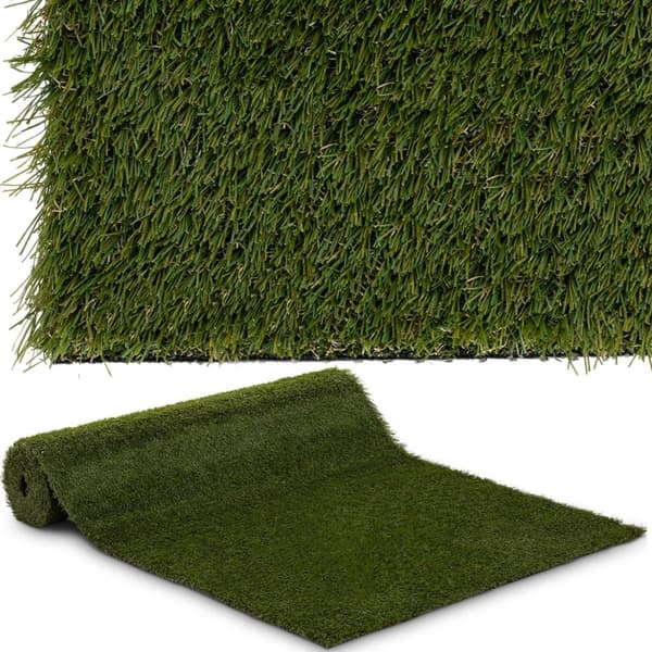 Kunstgress til terrasse, balkong, mykt 30 mm 20/10 cm 100 x 400 cm