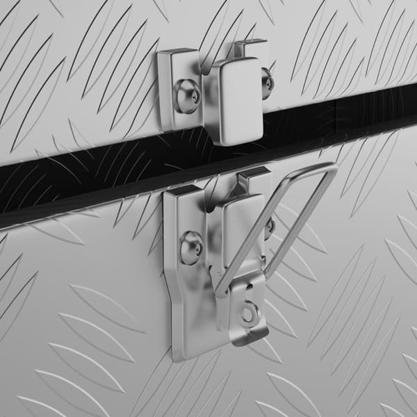 Værkstedsværktøjskasse aluminiumskuffert 31 l 58 x 25,5 x 25,5 cm