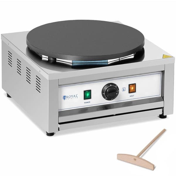 Rund elektrisk pannekakemaskin, diameter. 40 cm 0-300 C 3000 W
