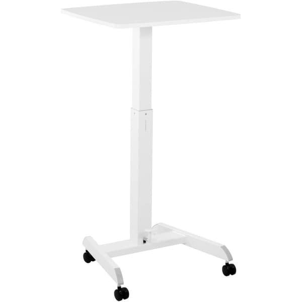 Justerbart bærbart stativbord på hjul 60 x 52 cm 760 - 1130 mm