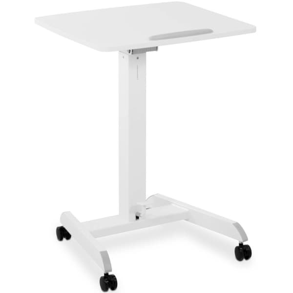 Justerbart bærbart stativbord på hjul 60 x 52 cm 760 - 1130 mm