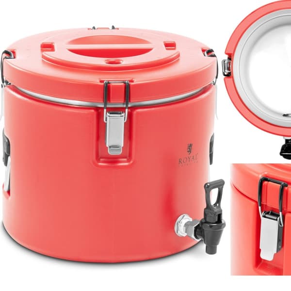 Catering gastronomisk termos med kran for transport av drikke, 15 l