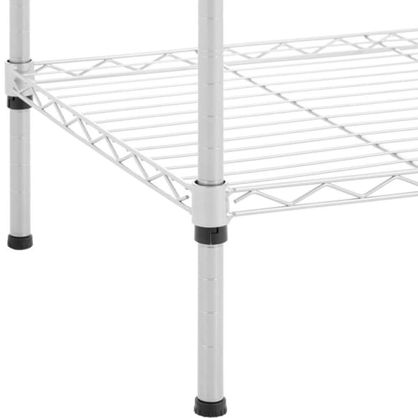 Lankainen vaateteline vaatekaappiin, vaatehuoneeseen, 7 hyllyä, 4 tankoa, 189 x 45 x 196 cm, jopa 210 kg