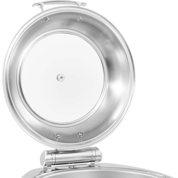 Rundt vann matvarmer med vindusdiameter. 39 cm 5,5 l