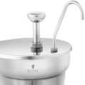 Miniatyrbillede 2 af 5: Ketchup sauce dispenser med pumpe, stål, 6,6 l