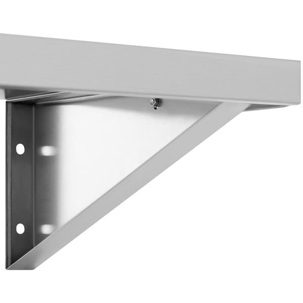 Seinälle ripustettava keittiön hylly teräksestä 80 kg asti 100 x 40 cm