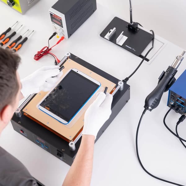 Huoltoerotinlämmitin älypuhelimien näyttöjen korjaamiseen, LCD-tablettien 12 tuumaan asti