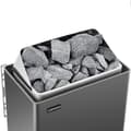 Miniatyrbillede 3 af 6: Elektrisk saunavarmer 5-9 m3 op til 110C 400 V 6 kW sort og sølv