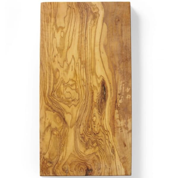 Rektangulär serveringsbräda i olivträ 350 x 150 x 18 mm - Hendi 505182