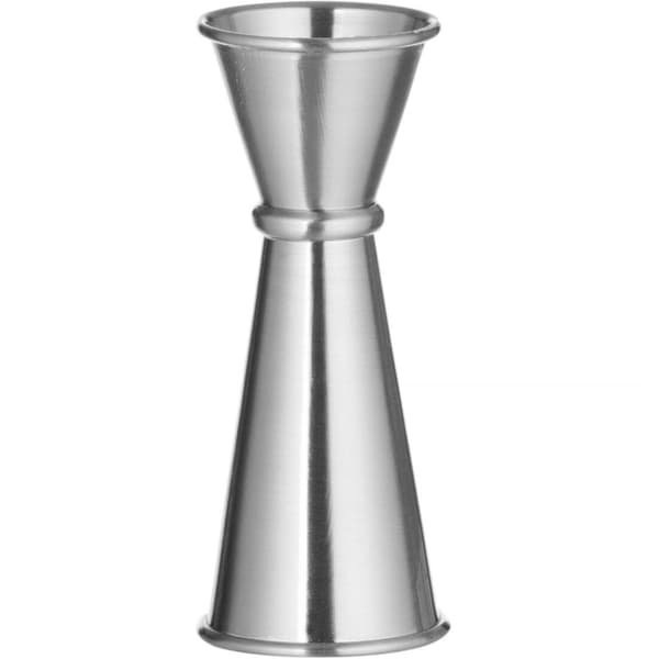 Kaksipuolinen baarimikon mittakuppi juomille, cocktaileille, 25 ml, 50 ml