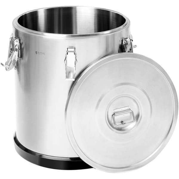 Termos, termisk cateringbeholder for transport av mat, STÅL, 36 l