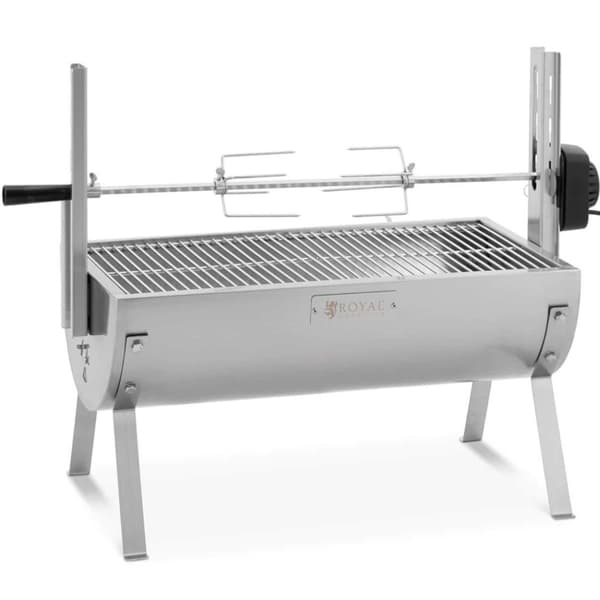 Kulgrill med elektrisk grillspyd til stegning af smågrise 4 W 15 kg 82 cm