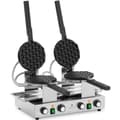 Miniatyrbilde 2 av 5: Dobbel boblevaffelmaskin TEFLON 2 x 1400 W