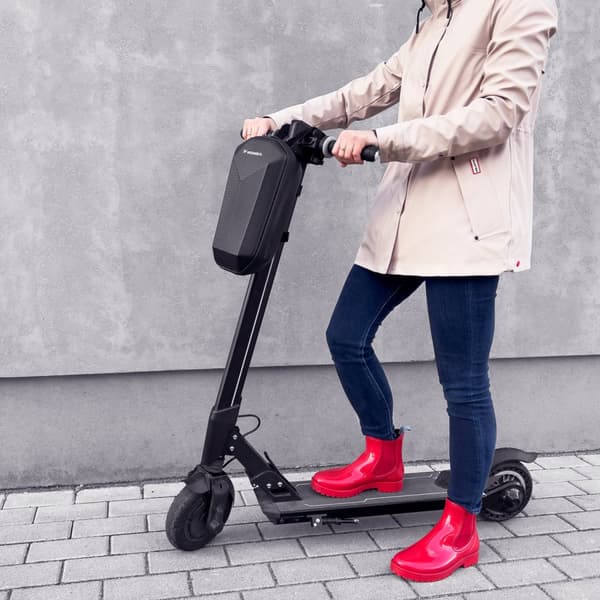 Vanntett scooter styreveske, scooter bag 4 l, svart