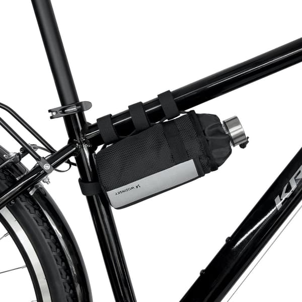Termisk vattenflaskväska för cykel eller skoter, 1 l, svart