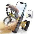 Miniatyrbilde 3 av 6: Sykkeltelefonholder i metall. scootere svarte